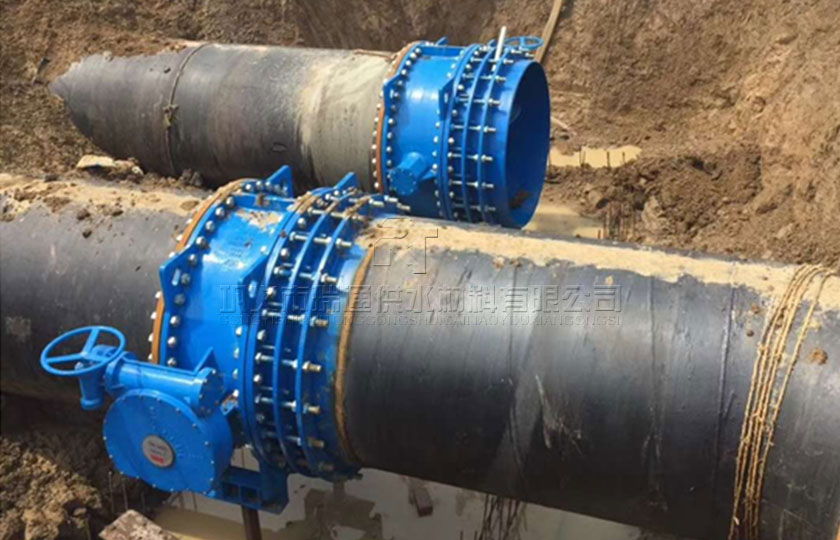 ��������ˮ���{�о����̽����Ρ�DN1400�η��m��λ��s���^���bʩ���F��